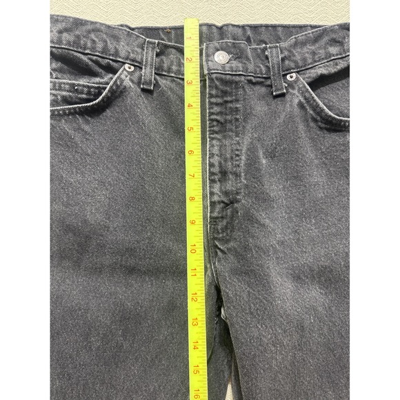 Vintage 1993 Men's Levi's 550 Orange Tab 33x30 Black Jeans Made In USA - Picture 4 of 17